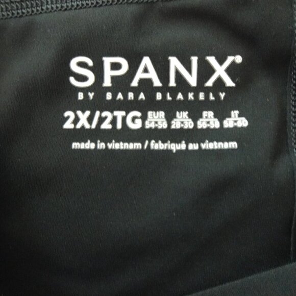 Spanx Shapewear Leggings Size 2X Highwaist Every Wear 7/8 Very Black 5025R - Picture 6 of 10